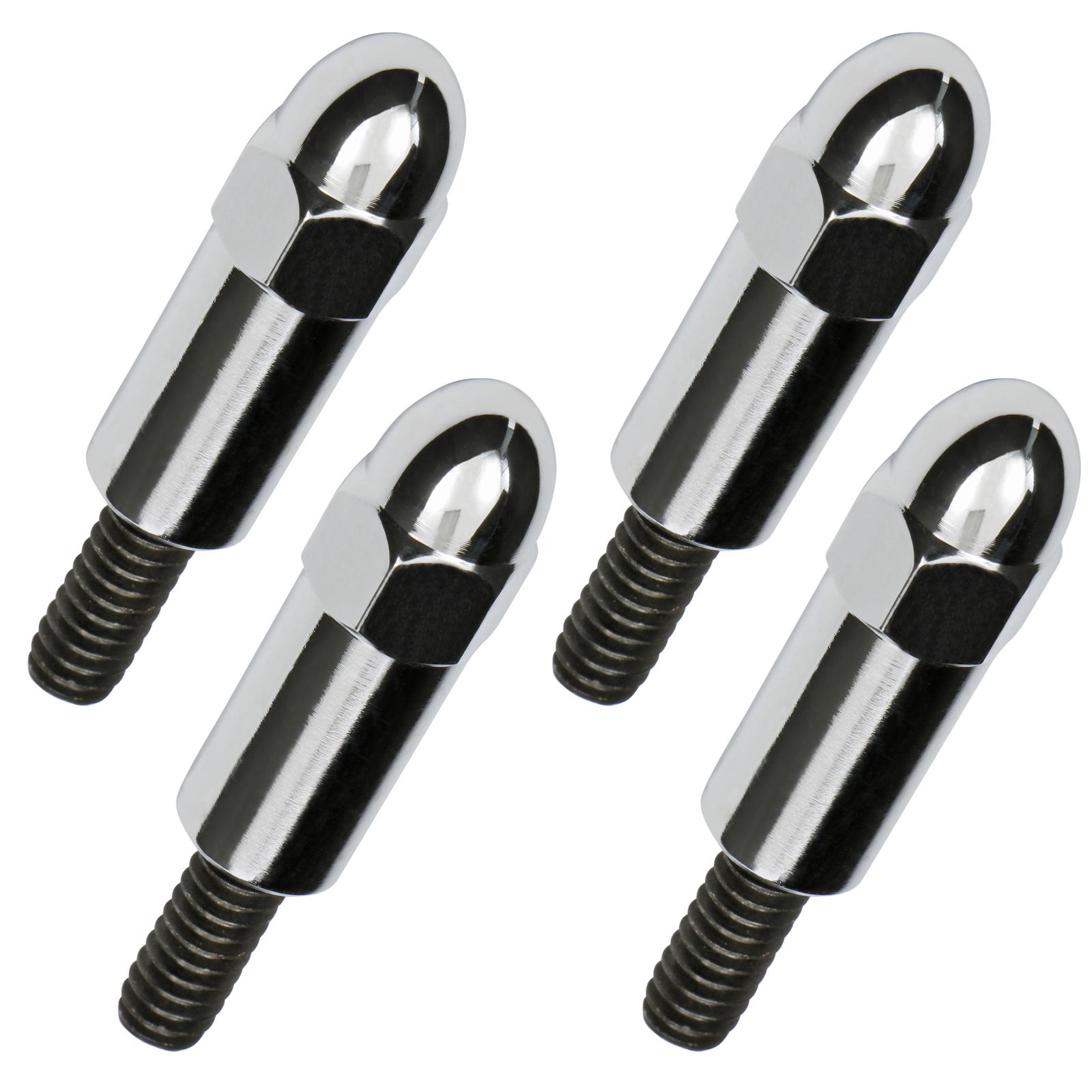 Trans-Dapt Performance Products Valve Covers 7472 Cover, 1/4-20 X 1-1-3/8 Tall V/C Fasteners Acorn Chrome