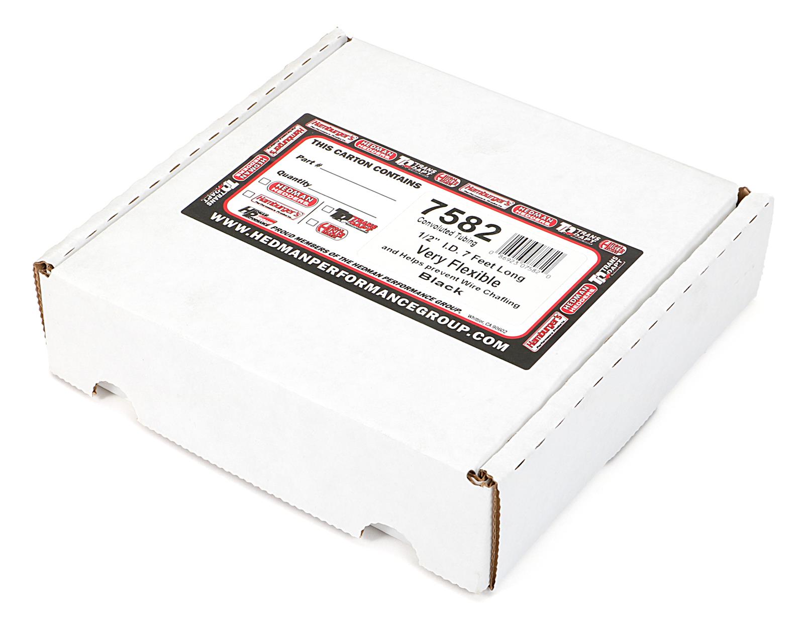 Trans-Dapt Performance Convoluted Tubing 7582 Tubing, Polyethylene, Black, 1/2 in. Diameter, 7 ft. Long, Each thumbnail 2