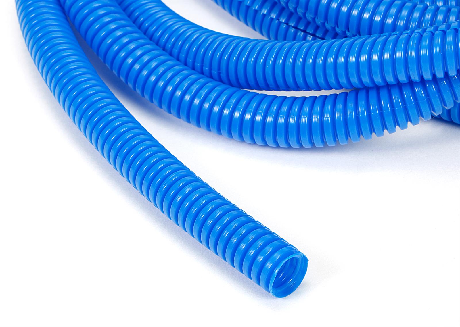 Trans-Dapt Performance Convoluted Tubing 7593 Tubing, Polyethylene, Blue, 3/8 in. Diameter, 10 ft. Long, Each thumbnail 3