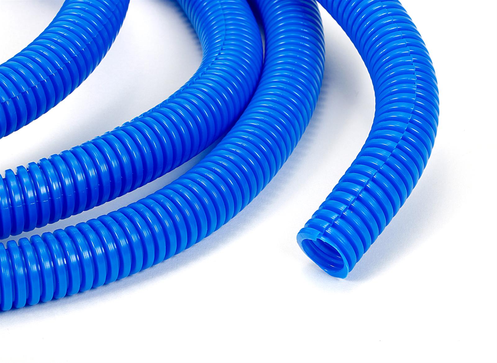 Trans-Dapt Performance Convoluted Tubing 7594 Tubing, Polyethylene, Blue, 1/2 in. Diameter, 7 ft. Long, Each thumbnail 3