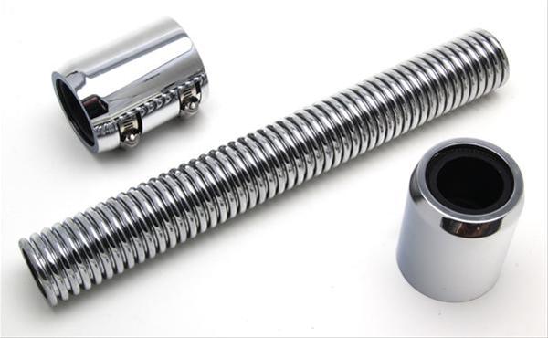 Trans-Dapt Performance Stainless Steel Radiator Hose Kits 8200 Hose, Steel, Polished, 12 in. Length, with 1.25 in., 1.50 in. Adapter Ends, Polished, Each thumbnail 2