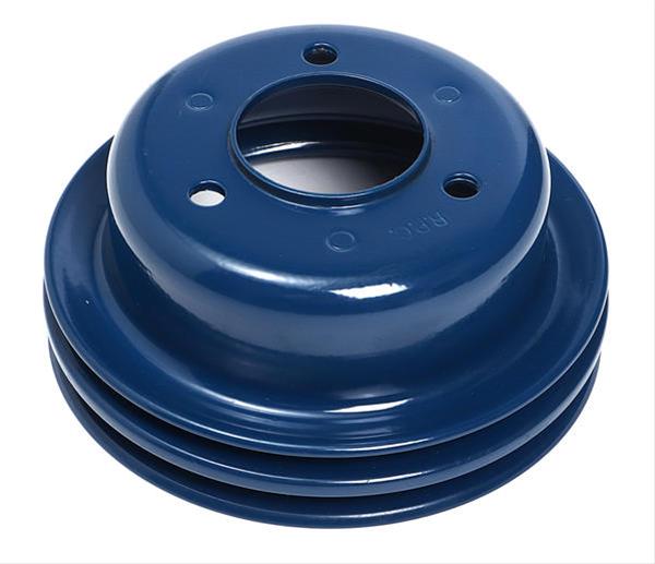 Trans-Dapt Performance Products Crankshaft Pulleys 8316 64-66 SB FORD; DOUBLE LOWER PULLEY- FORD BLUE POWDER-COAT thumbnail 3