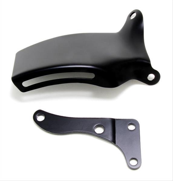 Trans-Dapt Performance Steel Alternator Brackets 8517 Bracket, Steel, Black Powdercoated, Water Pump Mount, Long Water Pump, Chevy, Small Block, Kit thumbnail 2