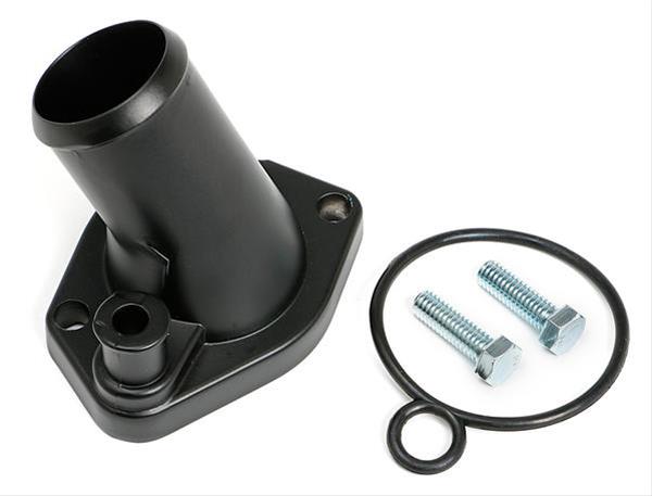 Trans-Dapt Performance Products Water Necks and Thermostat Housings 8582 BLACK POWDER COATED SB FORD WATER NECK