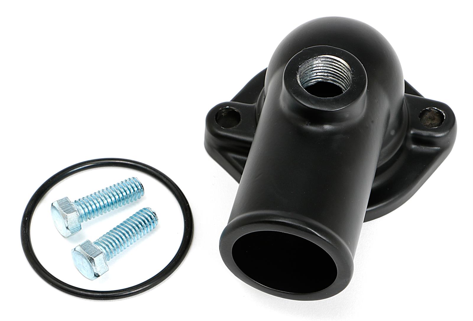 Trans-Dapt Performance Products Water Necks and Thermostat Housings 8584 BLACK POWDER COATED FORD 429-460 WATER NECK