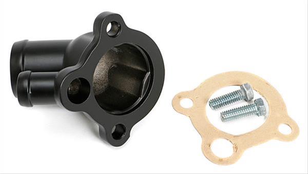 Trans-Dapt Performance Products Water Necks and Thermostat Housings 8587 BLACK POWDER COATED OLDS 330-455 WATER NECK thumbnail 2