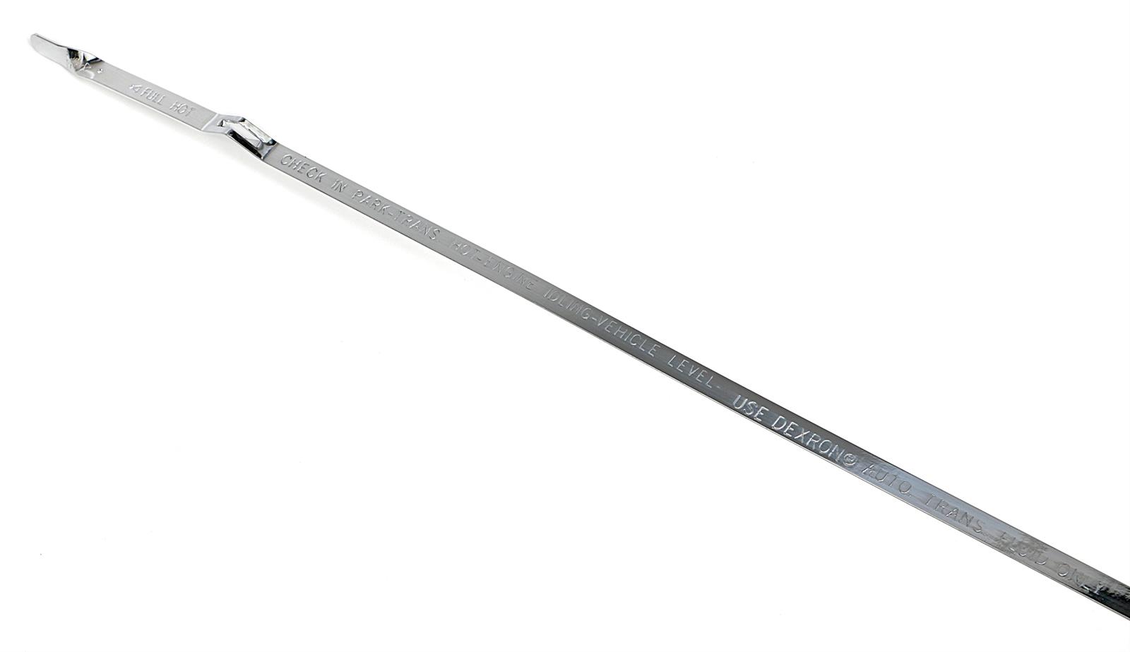 Trans-Dapt Performance Billet Handle Transmission Dipsticks 8595 Dipstick, Bellhousing Mount, Case Entry, Polished Aluminum Handle, 24.00 in, Length, Buick, Chevy, TH400, Each thumbnail 4