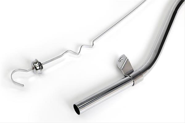 Trans-Dapt Performance Chrome Transmission Dipsticks 8599 Dipstick, Steel, Chrome, Ford C6, 20.25 in. Length, Each thumbnail 2