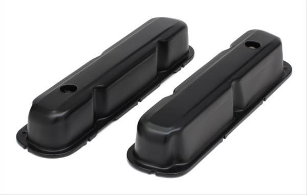 Trans-Dapt Performance Products Valve Covers 8614 SB MOPAR ASPHALT BLACK POWDER COATED VALVE COVERS thumbnail 2