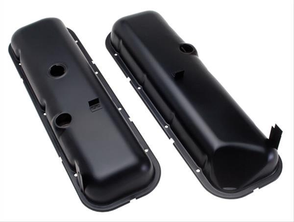 Trans-Dapt Performance PerfectMatch Valve Covers 8627 Covers, PerfectMatch, Perimeter Bolt Mounting, Steel, Black Powdercoated, Chevy, GMC, Big Block, Pair