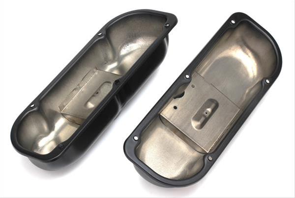 Trans-Dapt Performance Products Valve Covers 8630 FORD 3.8L V6 ASPHALT BLACK POWDER COATED VALVE COVERS