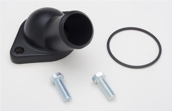 Trans-Dapt Performance Products Water Necks and Thermostat Housings 8633 Early Model Chevy Neck- Asphalt Black