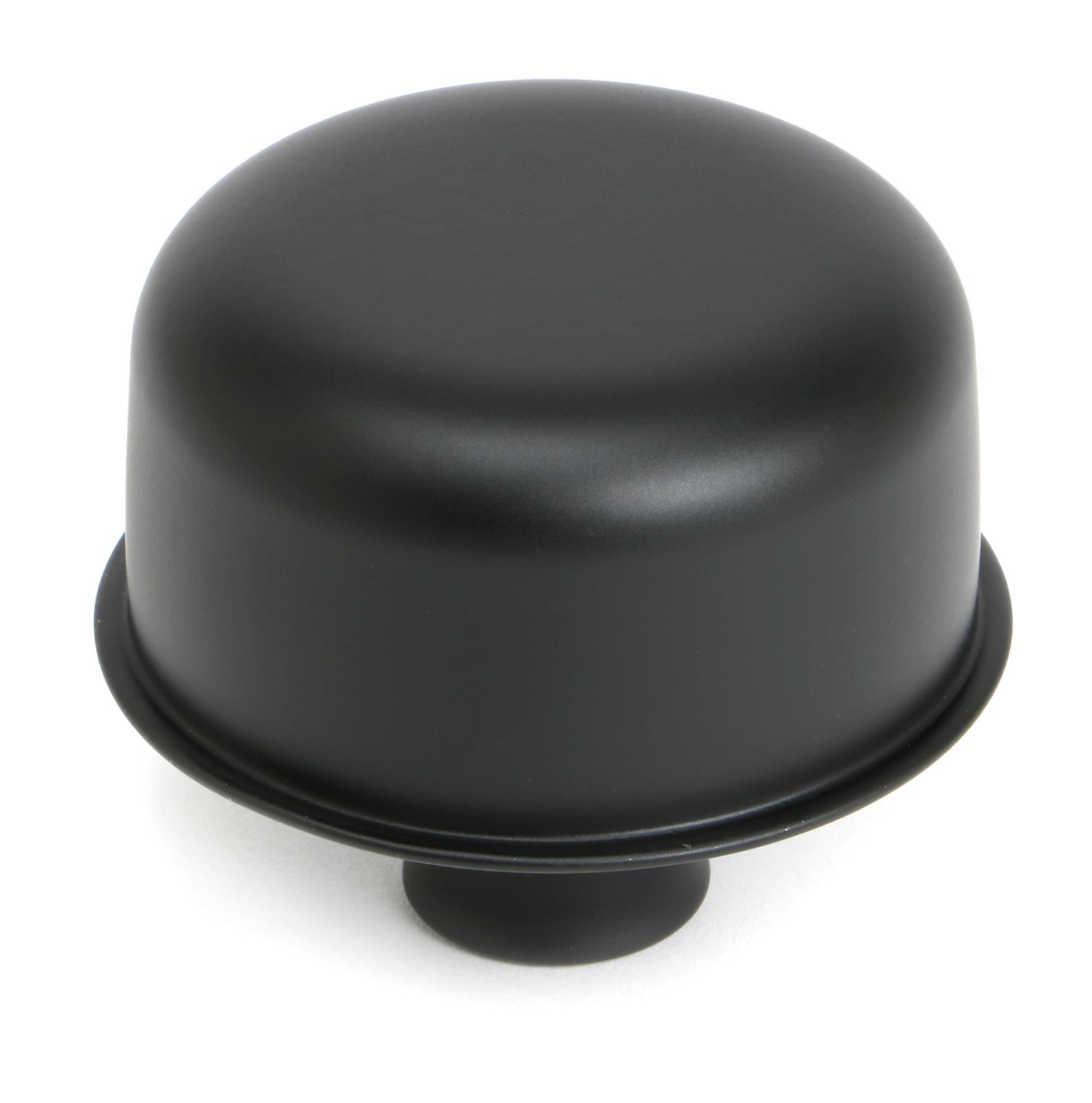 Trans-Dapt Performance PerfectMatch Valve Cover Breathers 8644 PUSH-IN BREATHER CAP- ASPHALT BLACK POWDERCOAT