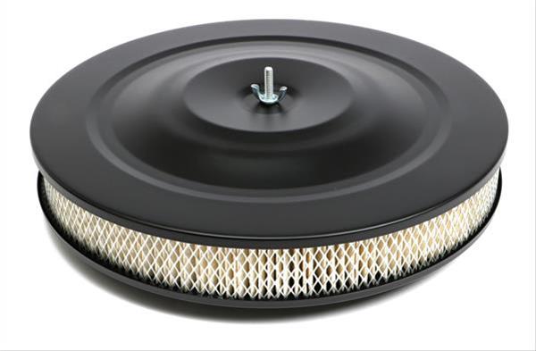 Trans-Dapt Performance Products Air Cleaners 8657 ASPHALT BLACK POWDER COATED 14" FLAT BASE AIR CLEANER thumbnail 2