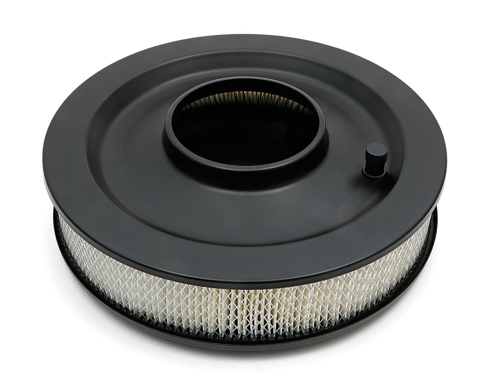 Trans-Dapt Performance Products Air Cleaners 8659 ASPHALT BLACK POWDER COATED 14" X 4" AIR CLEANER
