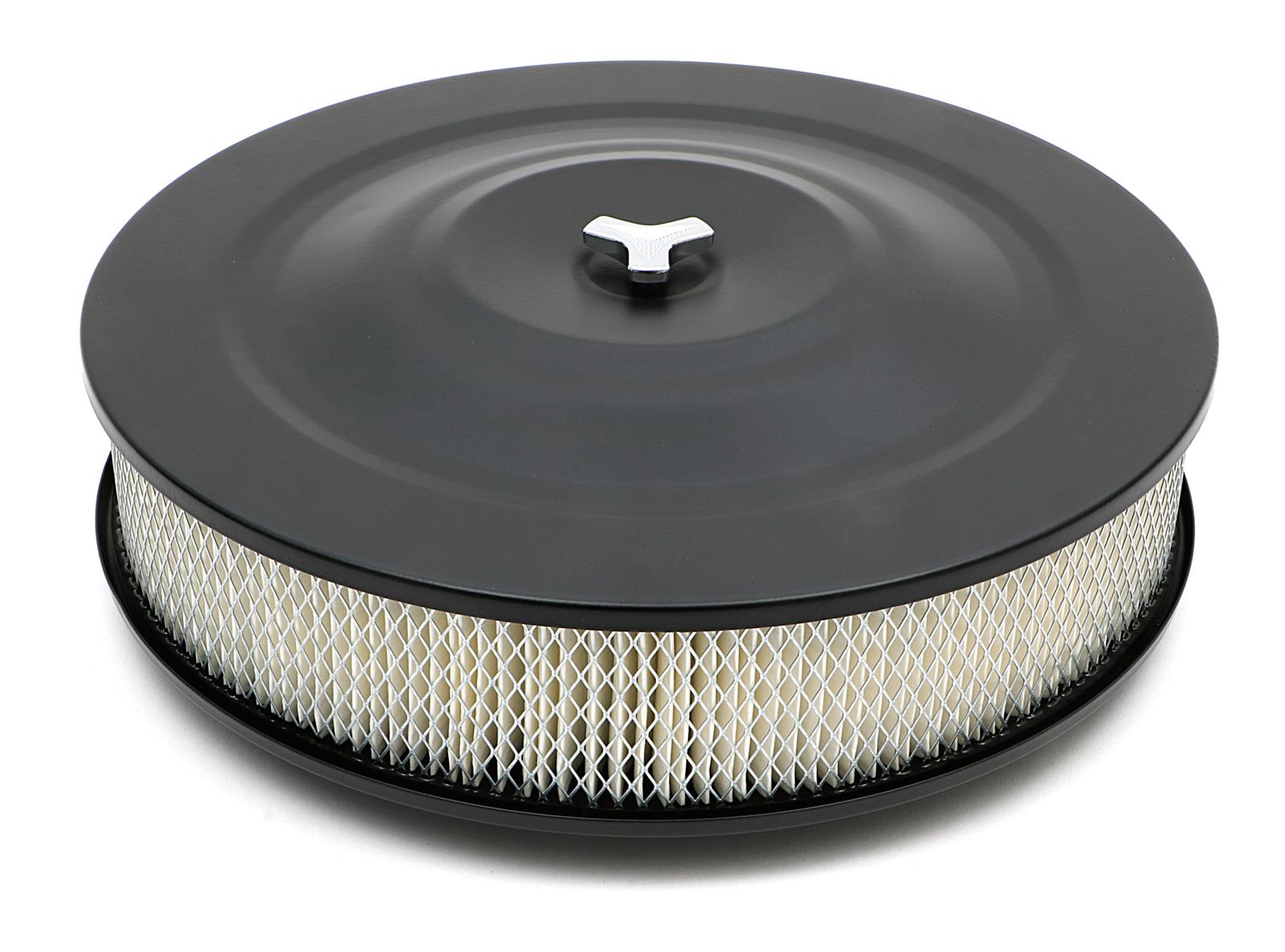 Trans-Dapt Performance Products Air Cleaners 8659 ASPHALT BLACK POWDER COATED 14" X 4" AIR CLEANER thumbnail 2
