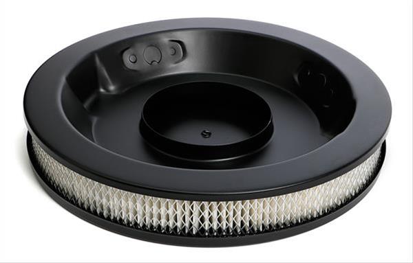Trans-Dapt Performance Products Air Cleaners 8660 ASPHALT BLACK POWDER COATED 14" RECESS BASE AIR CLEANER thumbnail 2