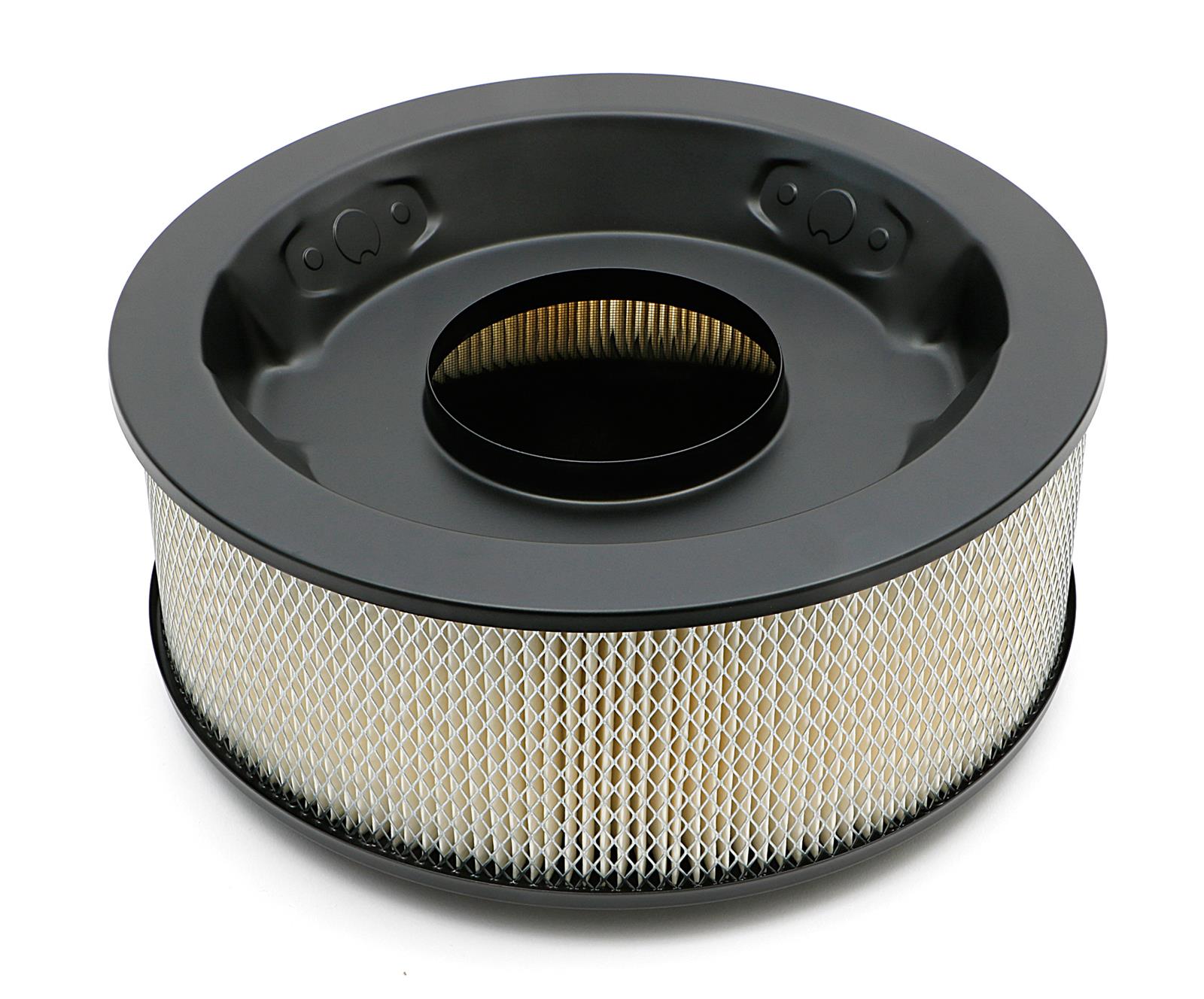 Trans-Dapt Performance Products Air Cleaners 8665 ASPHALT BLACK POWDER COATED 14" X 6" RACING AIR CLEANER