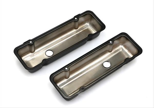 Trans-Dapt Performance Products Valve Covers 8695 GM 3.8L V6 ASPHALT BLACK POWDER COATED VALVE COVERS