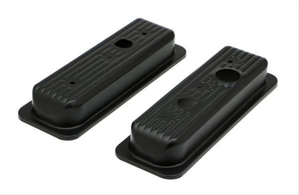 Trans-Dapt Performance Products Valve Covers 8696 GM 4.3L V6 ASPHALT BLACK POWDER COATED VALVE COVER CAPS thumbnail 2
