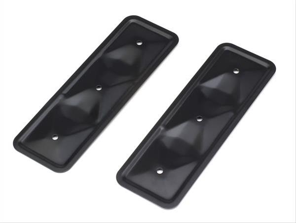 Trans-Dapt Performance Products Valve Covers 8698 GM 194-250 I6 ASPHALT BLACK POWDER COATED SIDE PLATES
