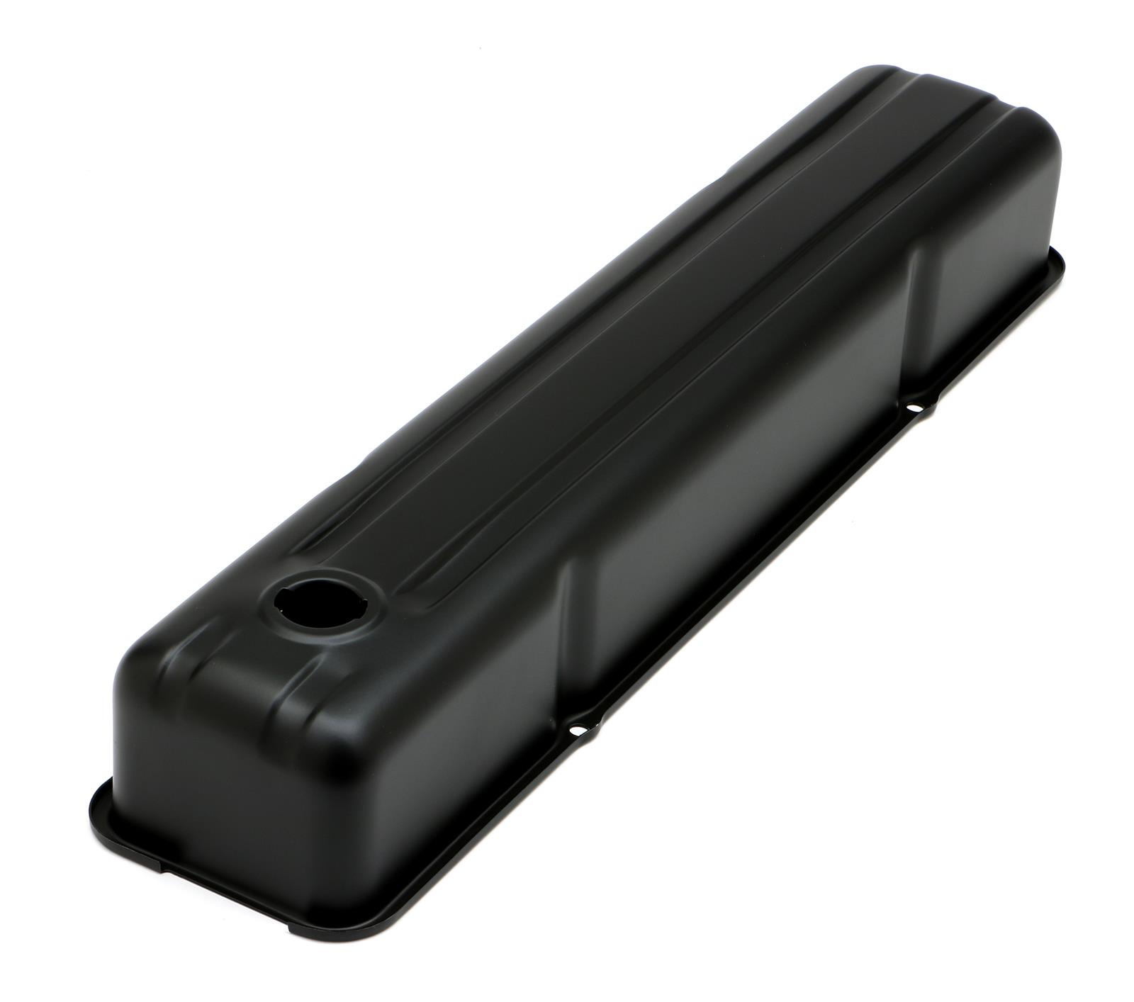 Trans-Dapt Performance Products Valve Covers 8699 GM 50-62 235 I6 ASPHALT BLACK POWDER COATED VALVE COVER thumbnail 2