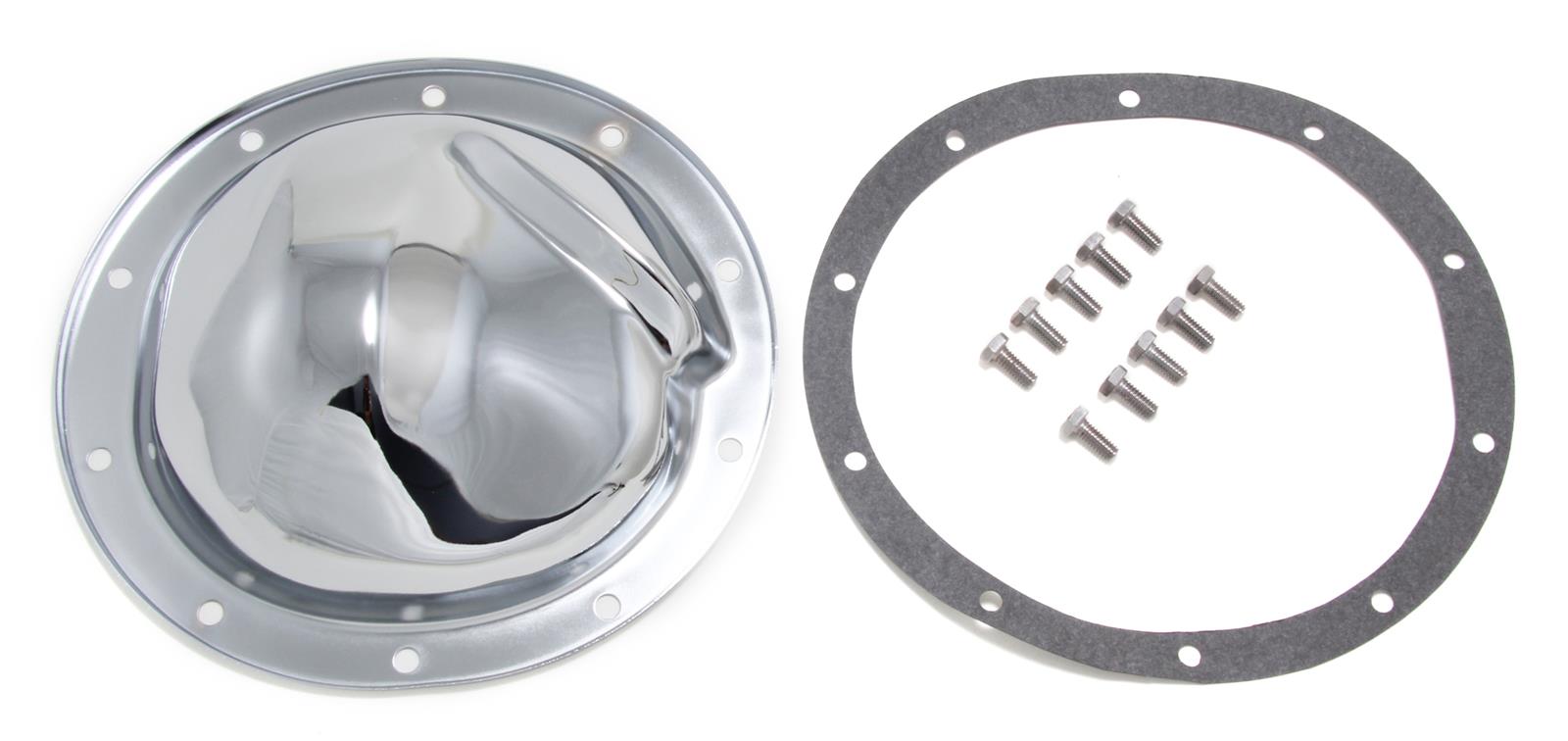Trans-Dapt Performance Chrome 10 Bolt GM 8.2 Inch Differential Cover 8780 Cover, Steel, Chrome, GM, in., 10-Bolt, Kit