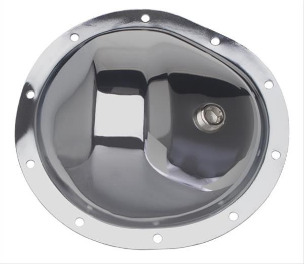 Trans-Dapt Performance Chrome 10 Bolt GM 8.5 Inch (truck, front) Differential Cover 8784 Cover, Steel, Chrome, GM, Front in. Corporate, 10-Bolt, Kit