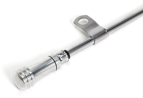 Trans-Dapt Performance Billet Handle Engine Oil Dipsticks 8902 Dipstick with Tube, Engine, Chrome Steel Tube/Polished Handle, Ford, 260-289-302, Front Sump, Each thumbnail 2
