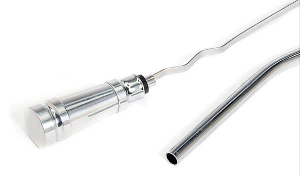 Trans-Dapt Performance Billet Handle Engine Oil Dipsticks 8904 Dipstick with Tube, Engine, Chrome Steel Tube/Polished Handle, Mopar, Big Block, Each thumbnail 3