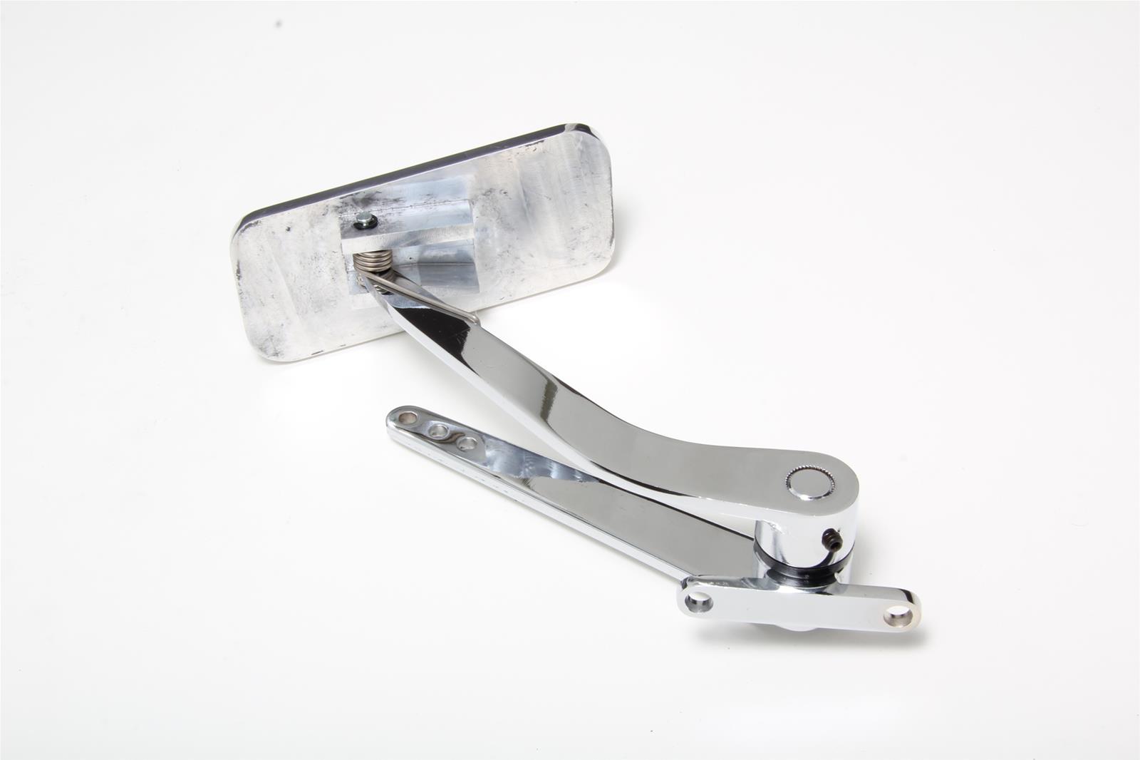 Trans-Dapt Performance Products Pedal Assemblies 8956 STEEL ARM & POLISHED ALUMINUM GAS PEDAL WITH SIX RUBBER INSERTS- CHROME thumbnail 2