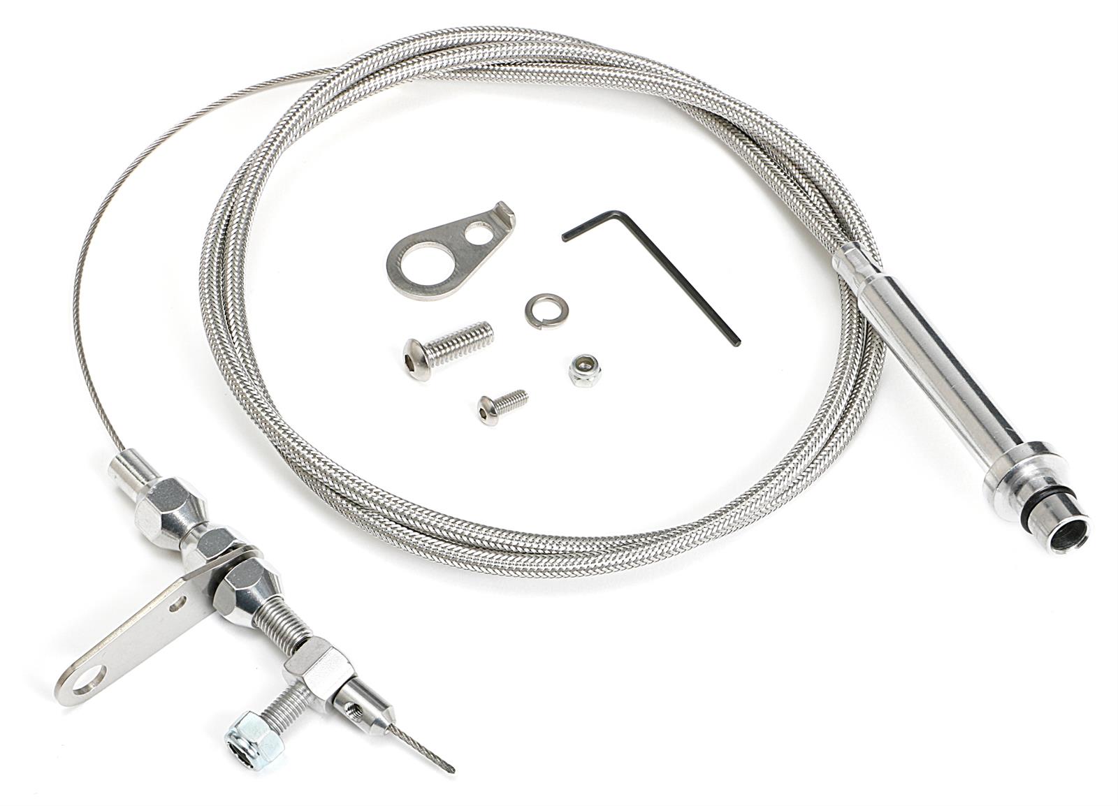 Trans-Dapt Performance Products Automatic Transmission Kickdown Cables 8969 TRANSMISSION KICKDOWN CABLE GM 350 56"
