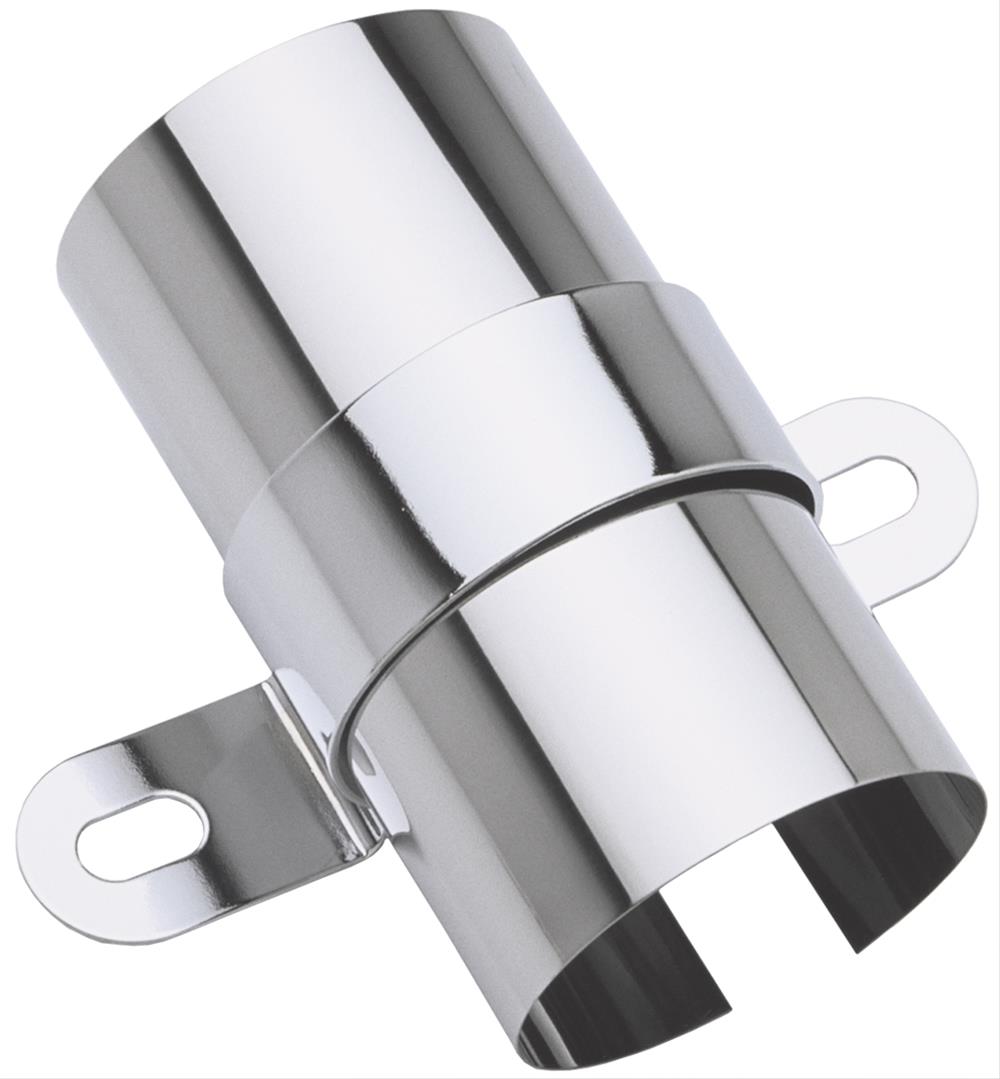 Trans-Dapt Performance Chrome Ignition Coil Brackets 9006 Bracket, Steel, Chrome, Canister-Style, Universal, Each