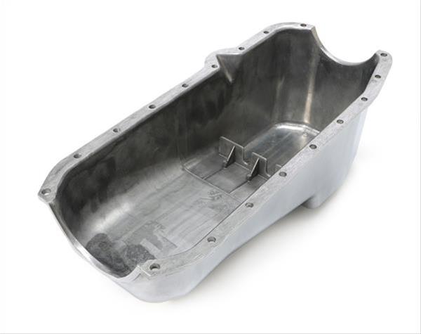 Trans-Dapt Performance Products Oil Pans 9023 OIL PAN FINNED ALUMINUM SBC 305-350 1980-85 thumbnail 2