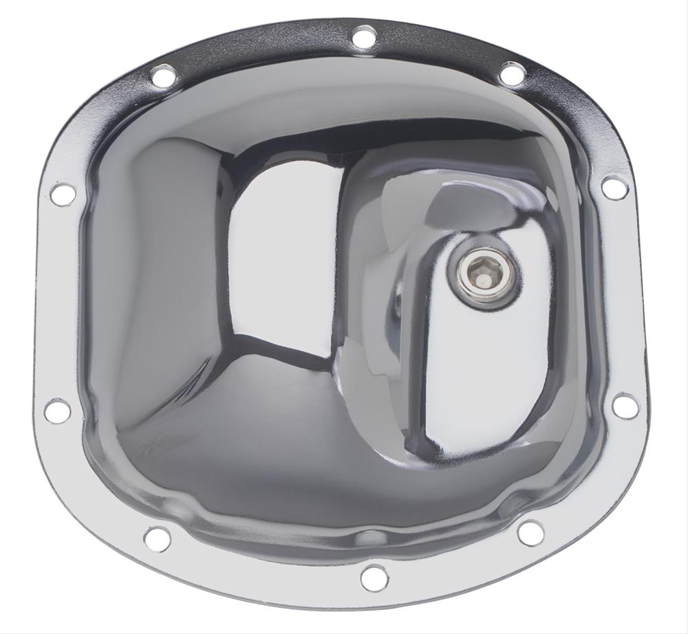 Trans-Dapt Performance Chrome 10 Bolt Dana 30 Differential Cover 9035 Cover, Steel, Chrome, 30, Kit