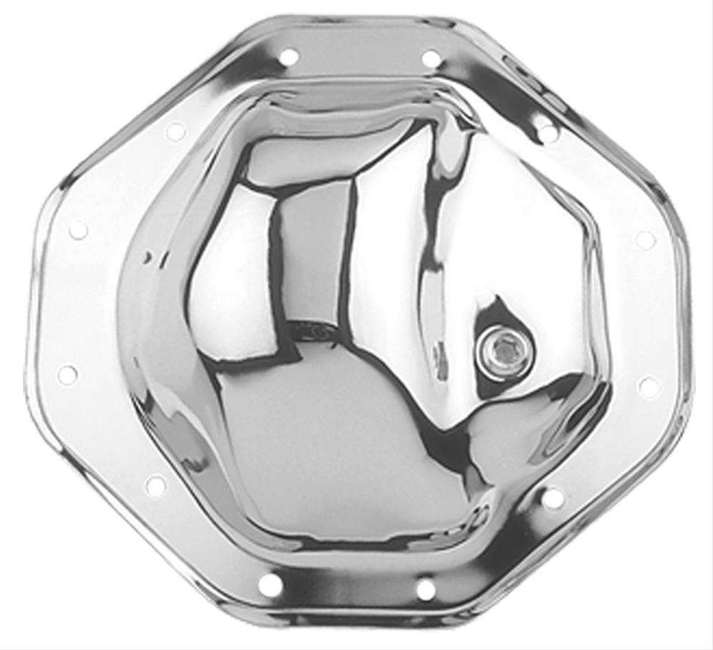 Trans-Dapt Performance Chrome 12 Bolt Chrysler 9.25 Inch Differential Cover 9041 Cover, Steel, Chrome, Mopar, in., Kit thumbnail 2