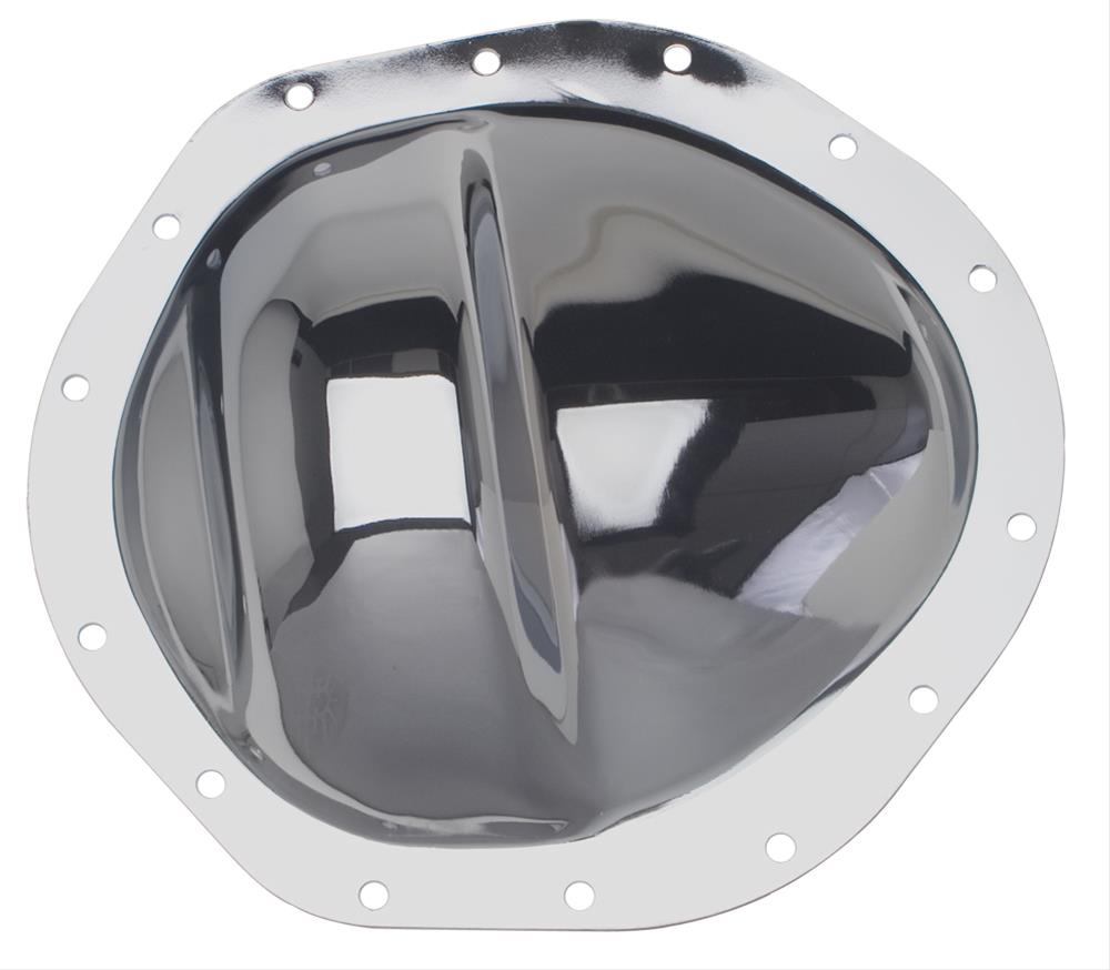 Trans-Dapt Performance Chrome 14 Bolt GM 9.5 Inch Differential Cover 9043 Cover, Steel, Chrome, GM, in., Truck, Kit