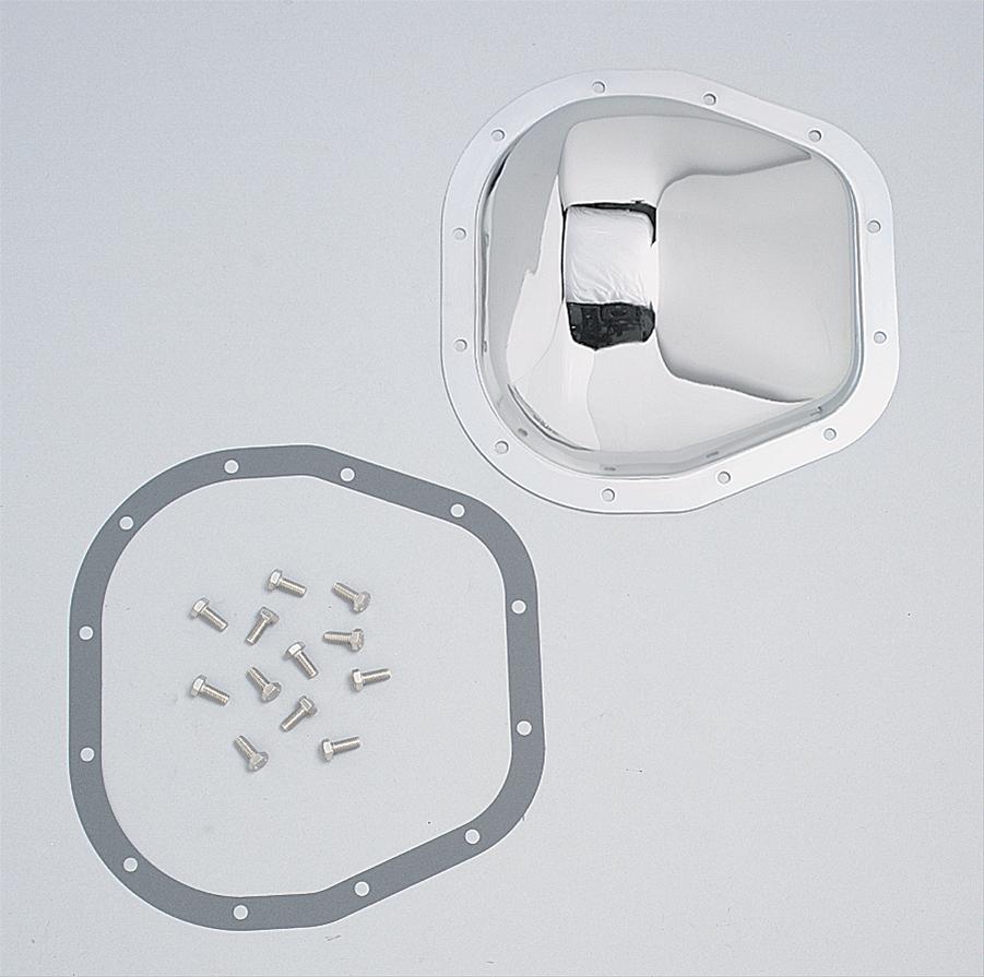 Trans-Dapt Performance Chrome 12 Bolt Ford 10.25/10.5 Inch Differential Cover 9046 Cover, Steel, Chrome, Ford, 10.25 in., 10.5 in., 12-Bolt, Truck, Kit thumbnail 3