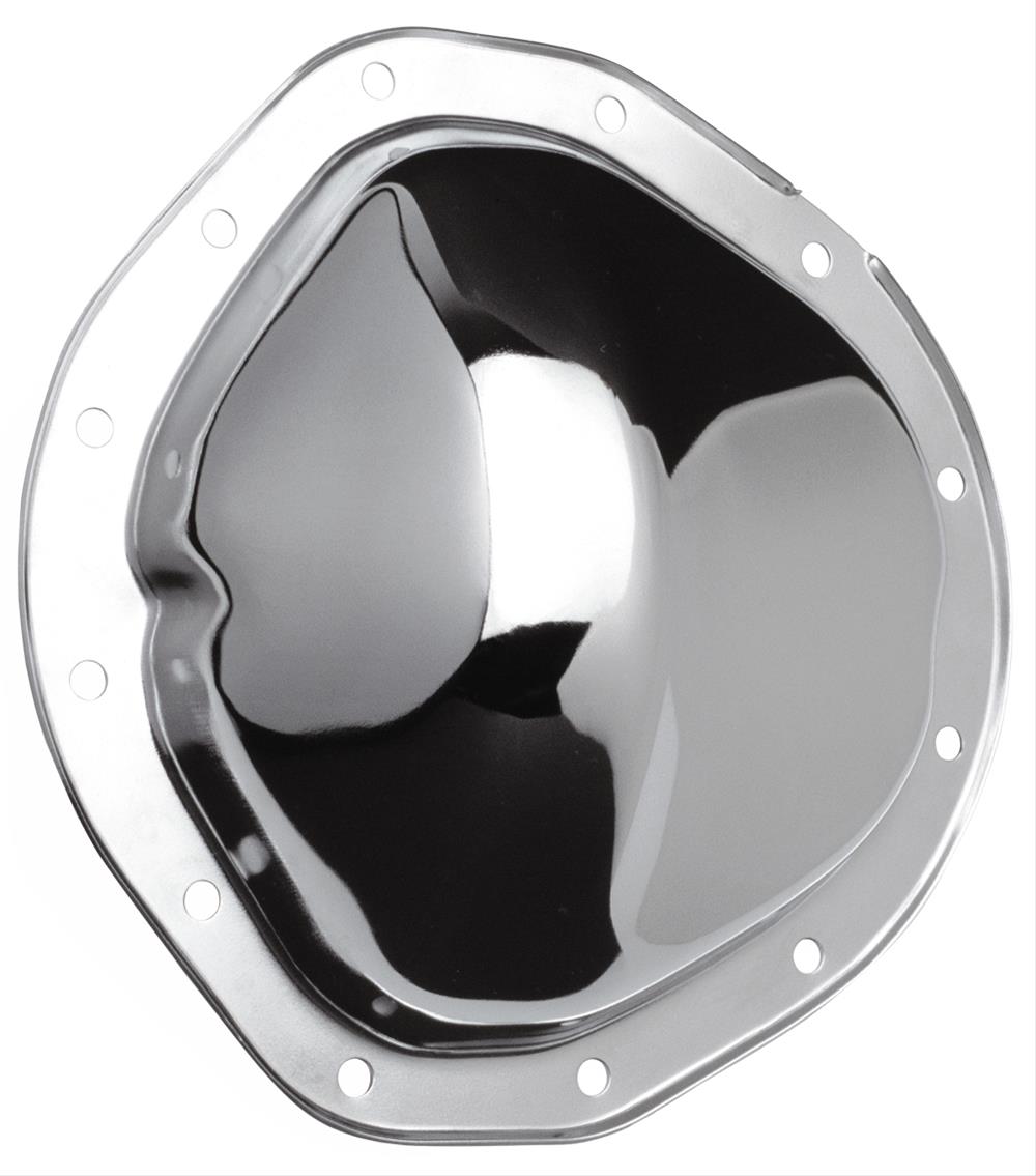 Trans-Dapt Performance Chrome 12 Bolt GM 8.875 Inch Differential Cover 9070 Cover, Steel, Chrome, GM, 12-Bolt, Truck, Each thumbnail 2
