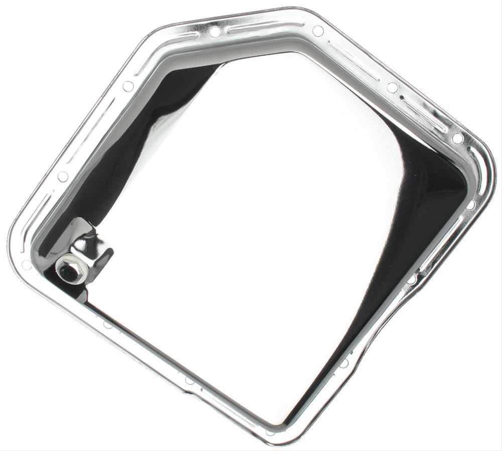 Trans-Dapt Performance Transmission Pans 9074 Pan, Stock, Steel, Chrome, GM, TH350, Each