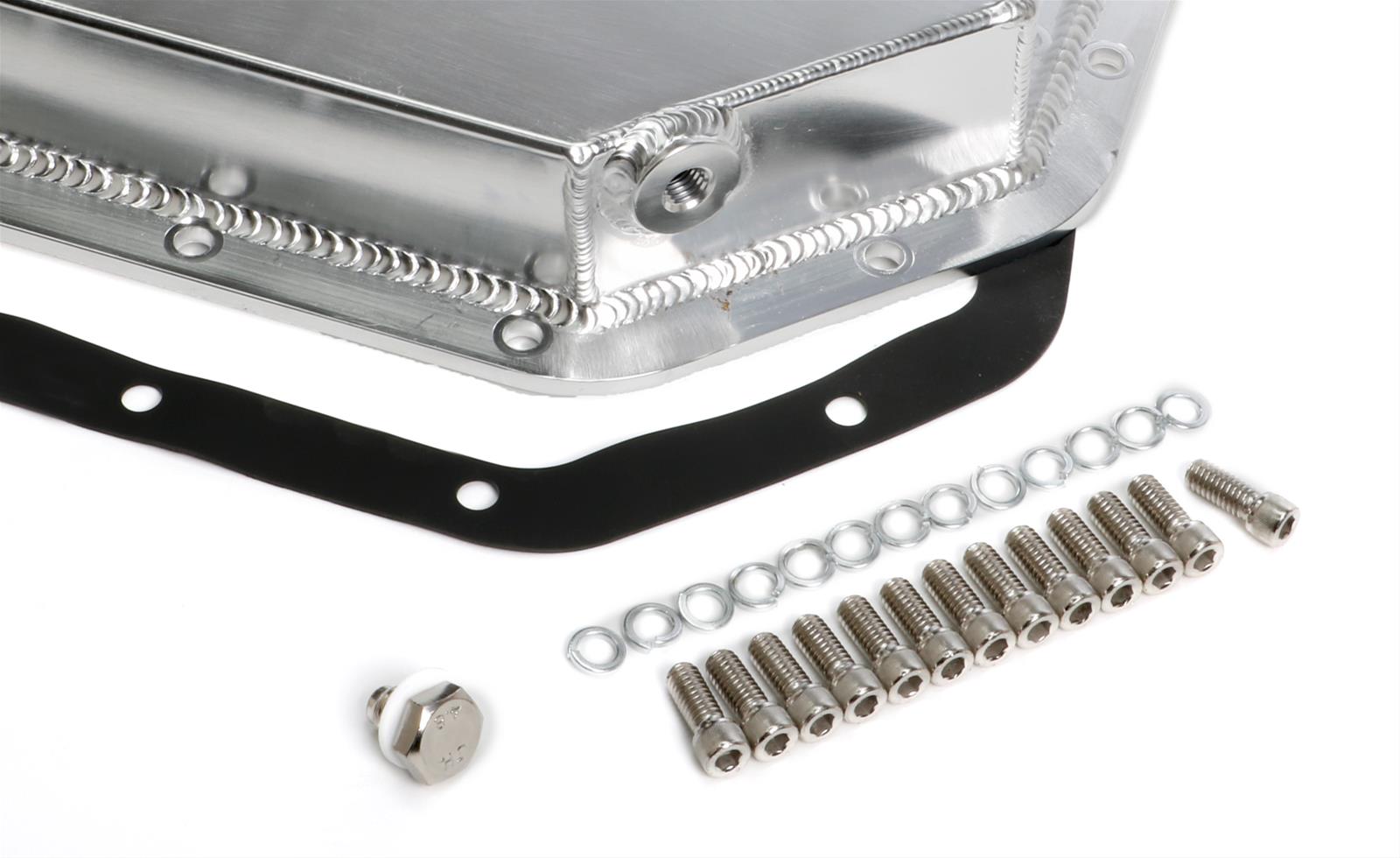 Trans-Dapt Performance Products Automatic Transmission Pans 9105 GM TH350 FABRICATED ALUMINUM TRANSMISSION PAN thumbnail 3
