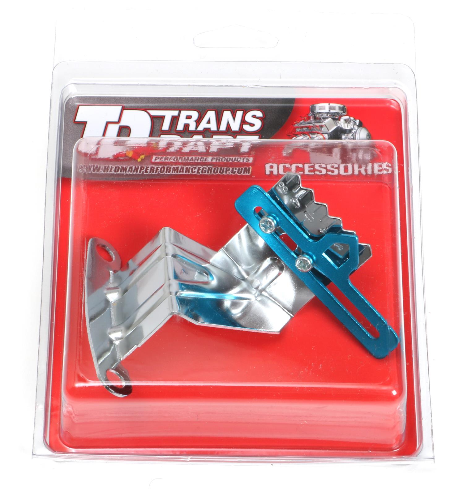Trans-Dapt Performance Products Timing Pointers 9178 Tab, Chrome, Chevy, 283-350 V8, with Pointer, for 7 in. Balancer, Each thumbnail 2