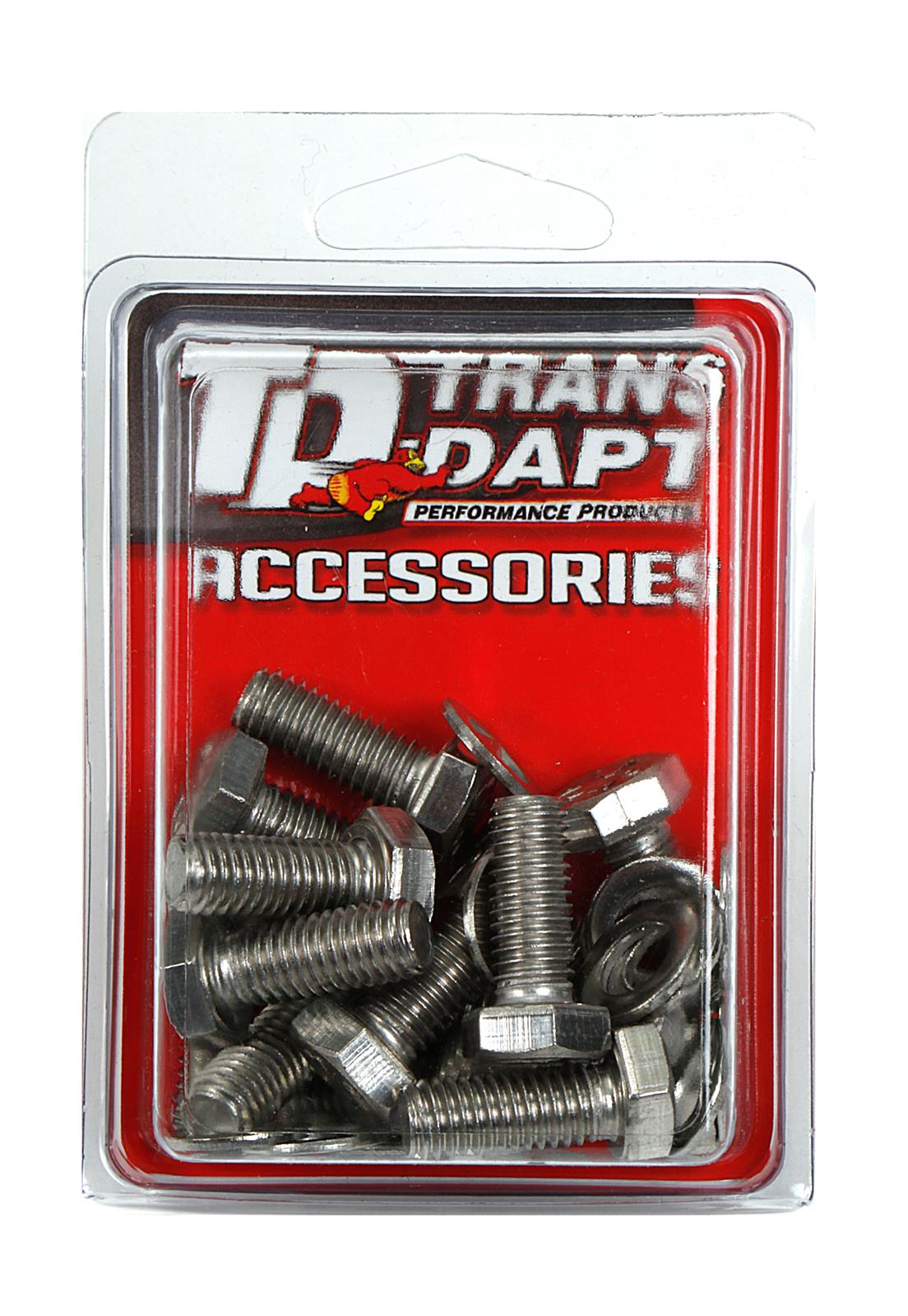 Trans-Dapt Performance Products Differential Cover Fasteners 9246 DIFF COVER BOLT SET FOR GM 14 BOLT (METRIC) CHROME COVER thumbnail 2