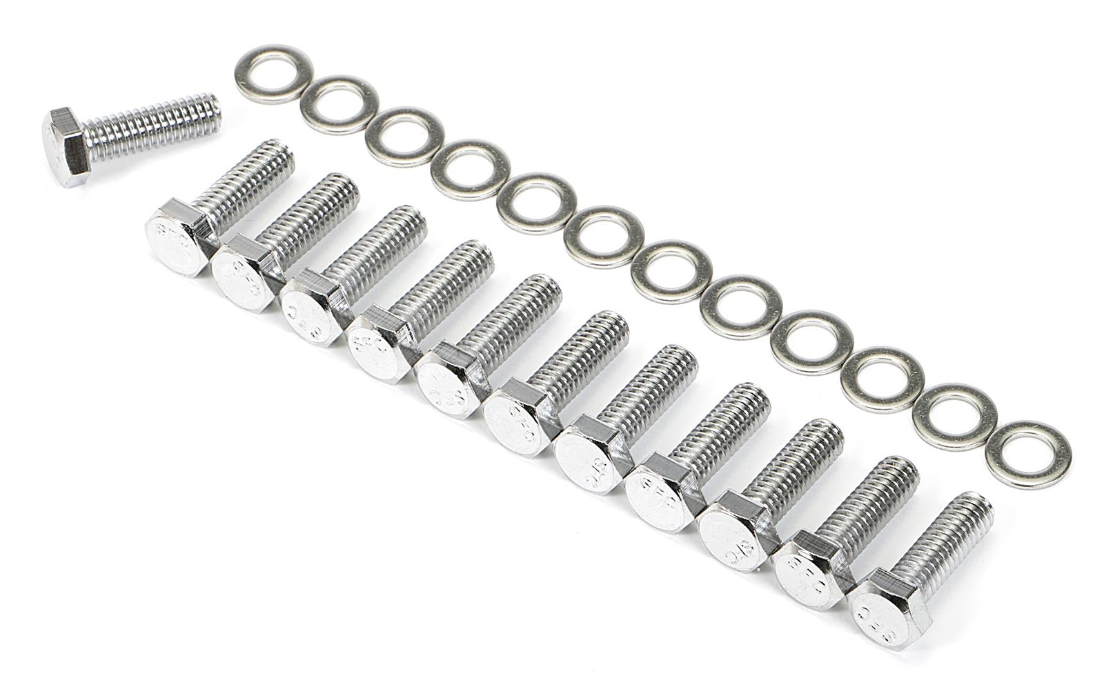 Trans-Dapt Performance Products Differential Cover Fasteners 9251 DIFF COVER BOLT SET FOR GM 12 BOLT ALUMINUM COVER