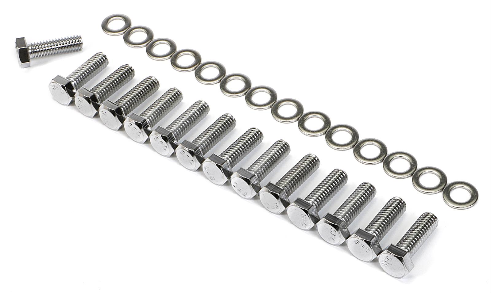 Trans-Dapt Performance Products Differential Cover Fasteners 9252 DIFF COVER BOLT SET FOR GM 14 BOLT ALUMINUM COVER