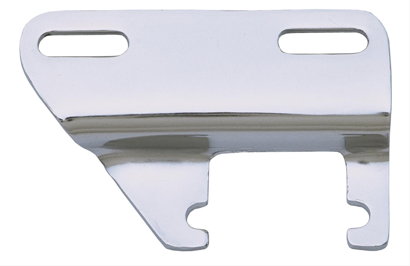 Trans-Dapt Performance Steel Alternator Brackets 9254 Bracket, Steel, Chrome, Header Mount, Short Water Pump, Use with TRD-9008, Chevy, Small Block, Each