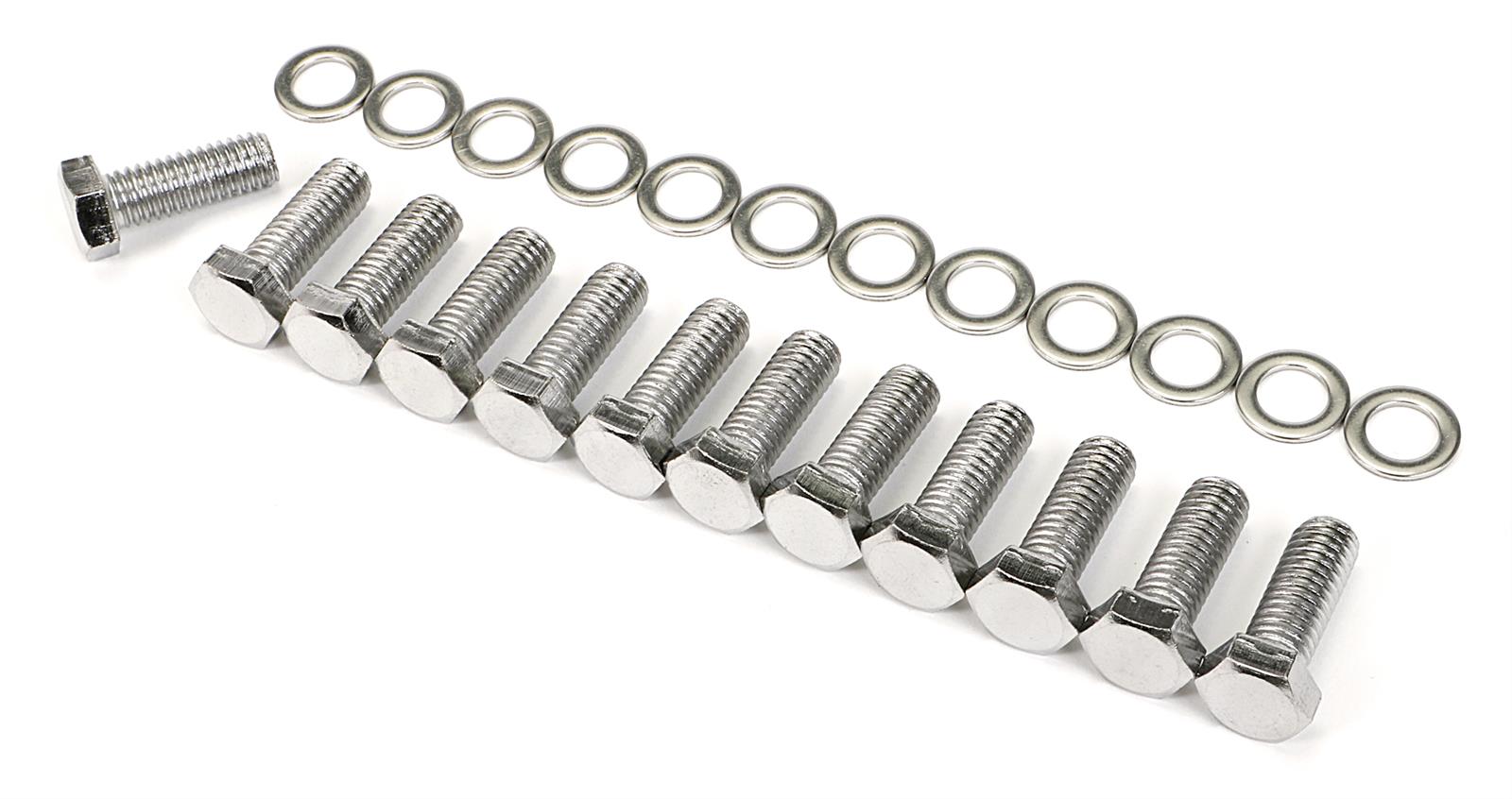 Trans-Dapt Performance Products Differential Cover Fasteners 9264 DIFF COVER BOLT SET FOR DANA 60 12 BOLT ALUMINUM COVER
