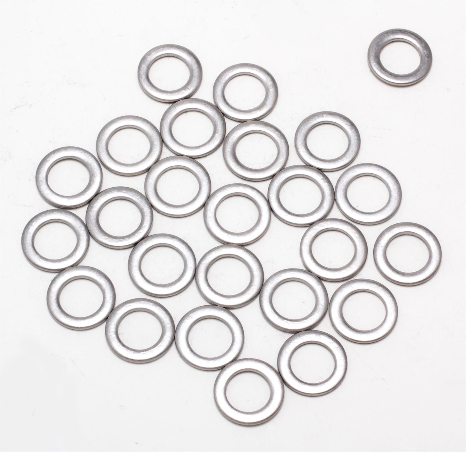 Trans-Dapt Performance AN Series Washers 9277 Washer, Flat Series, Stainless Steel, Polished, .375 in. I.D., Set of 25