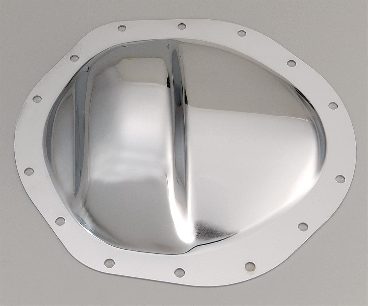 Trans-Dapt Performance Chrome 14 Bolt GM 9.5 Inch Differential Cover 9292 Cover, Steel, Chrome, GM, in., 14-Bolt, Each