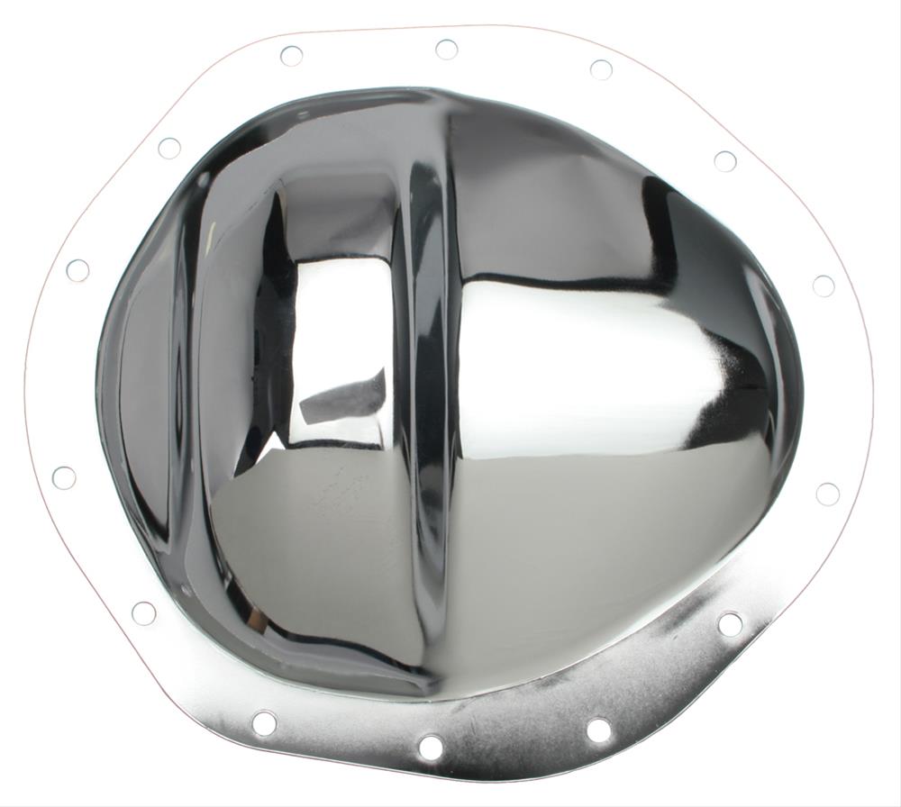 Trans-Dapt Performance Chrome 14 Bolt GM 9.5 Inch Differential Cover 9292 Cover, Steel, Chrome, GM, in., 14-Bolt, Each thumbnail 2